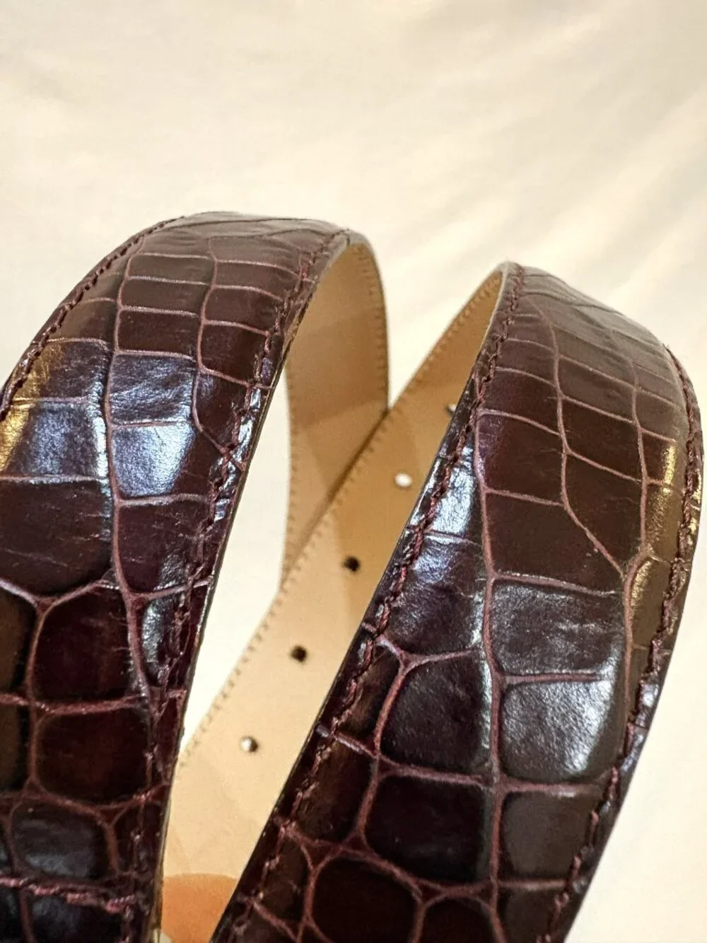 Talbots Genuine Leather Belt Made in Italy Women XS for Wasit 23-27